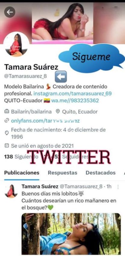 Tamara Suárez, foto #10, 0983235362, Quito, Ecuador